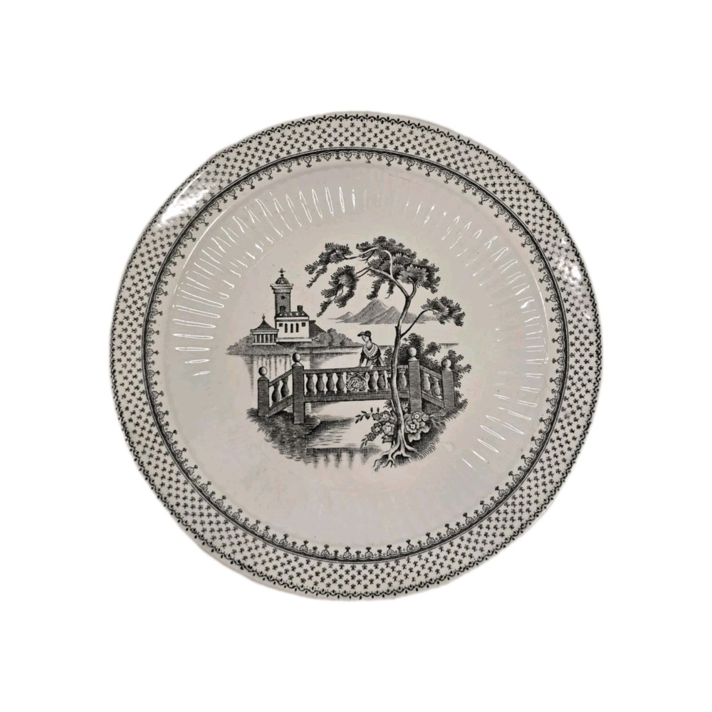 Adam's Wedgwood Black MINUET 6.25 " Bread & Butter Plates -SET OF 5